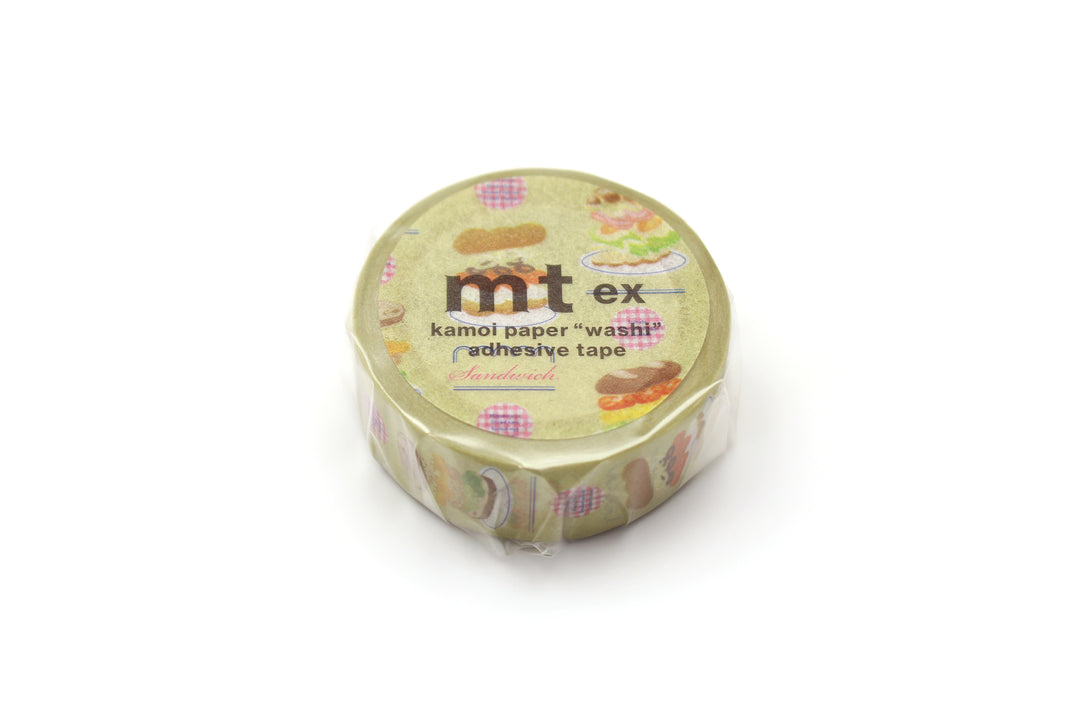 MT EX Washi Tape - Sandwich — applied on surface