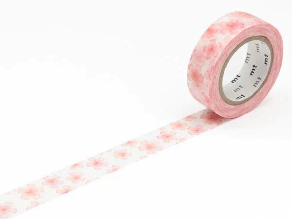MT EX Washi Tape in Sakura — MT Tape washi tape — decorative Japanese paper tape for journaling and craft, at Cityluxe Singapore