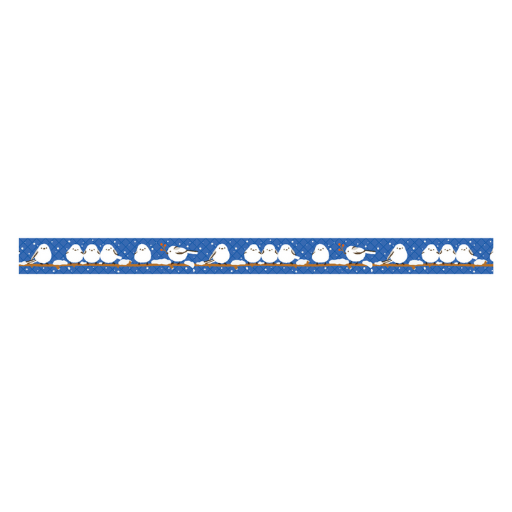 MT EX Washi Tape - Long-Tailed Tit Winter — with packaging