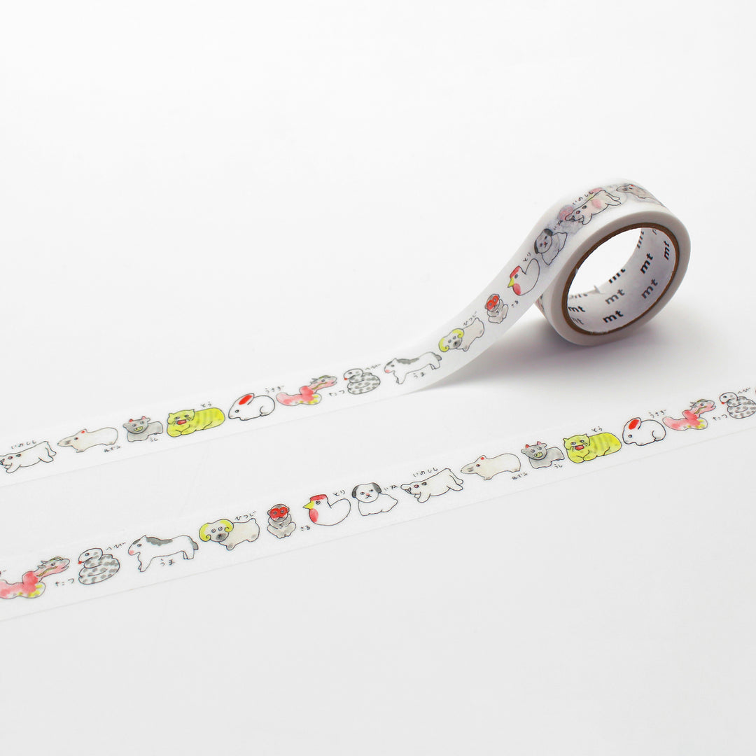 MT x Isabelle Boinot Washi Tape - Zodiac — roll front