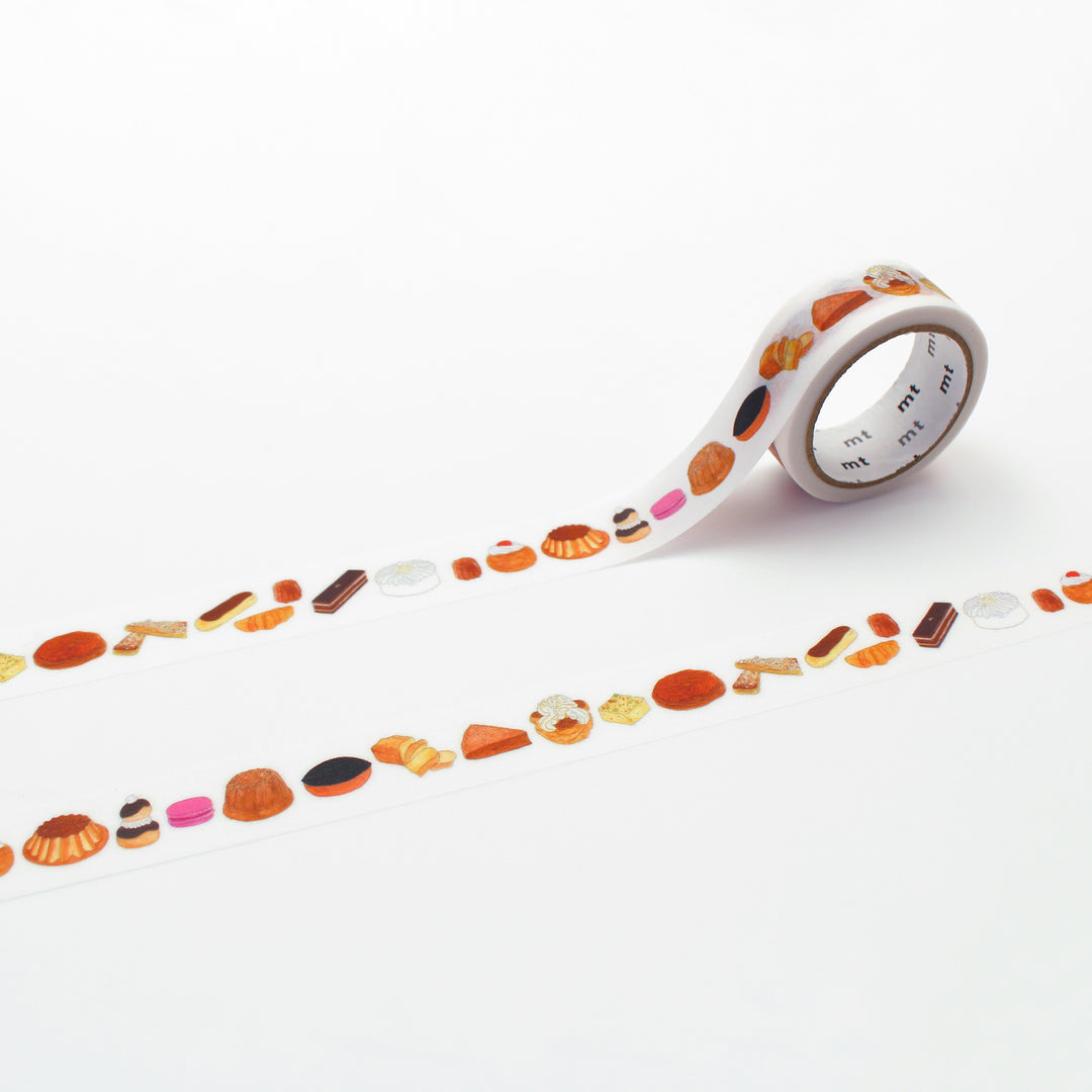 MT x Isabelle Boinot Washi Tape - French Sweets — roll front