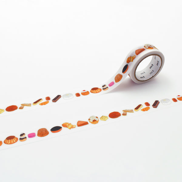 MT x Isabelle Boinot Washi Tape - French Sweets — roll front
