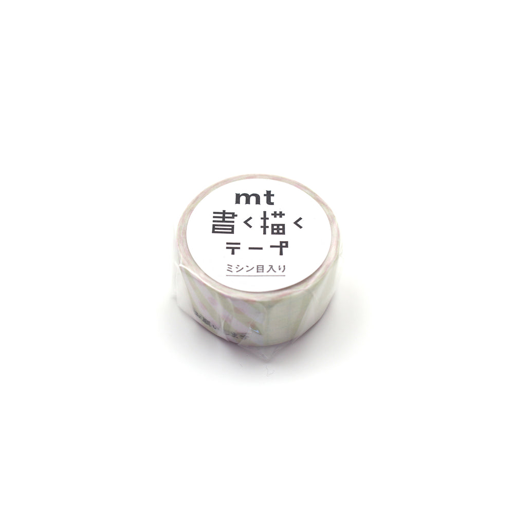 MT KakuKaku Washi Tape - Onegaishimasu with Perforations — pattern detail