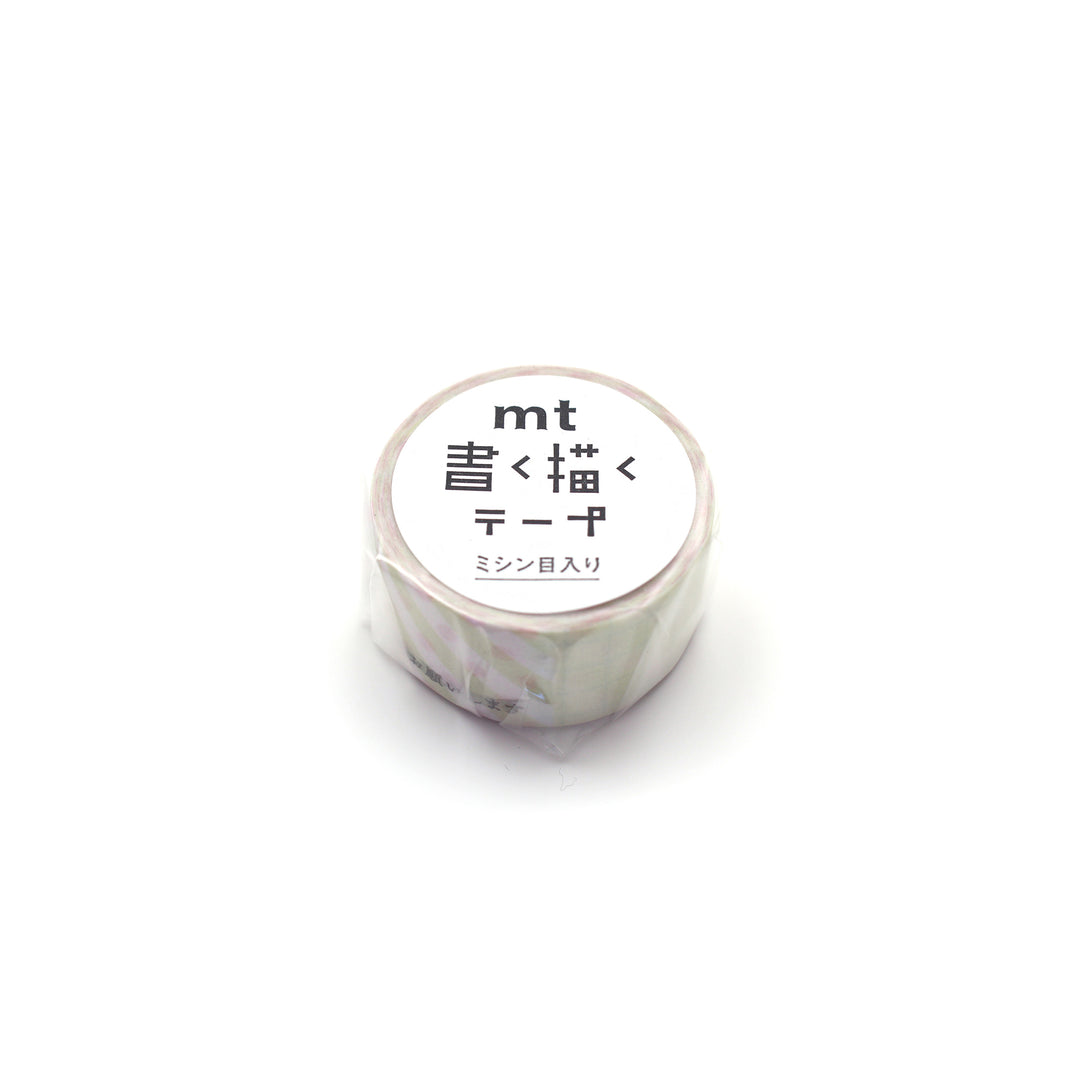 MT KakuKaku Washi Tape - Onegaishimasu with Perforations — pattern detail