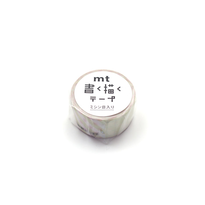 MT KakuKaku Washi Tape - Onegaishimasu with Perforations — pattern detail