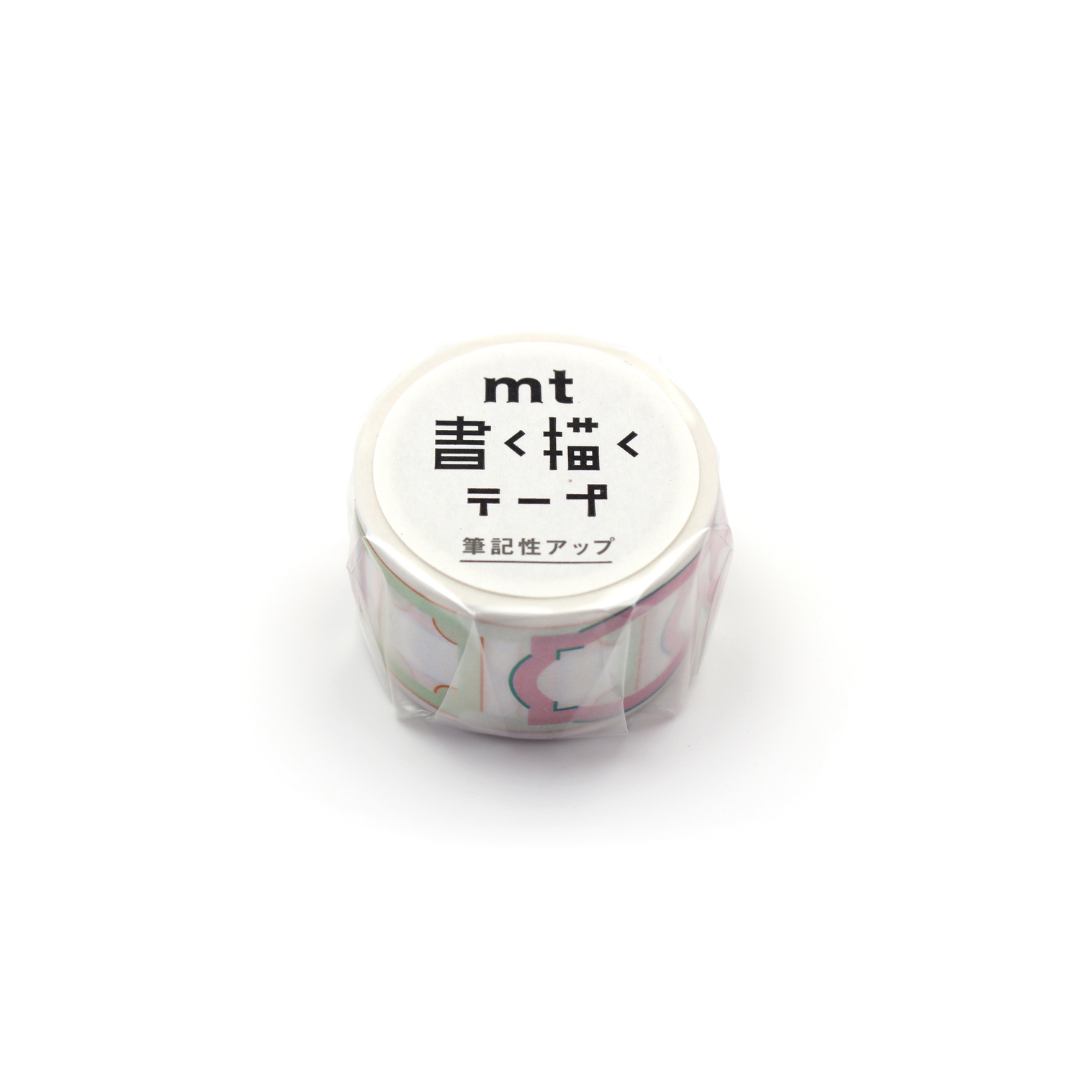 MT KakuKaku Washi Tape - Frame Label — applied on surface
