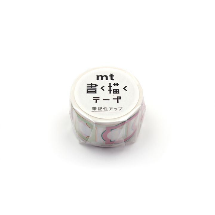 MT KakuKaku Washi Tape - Frame Label — applied on surface