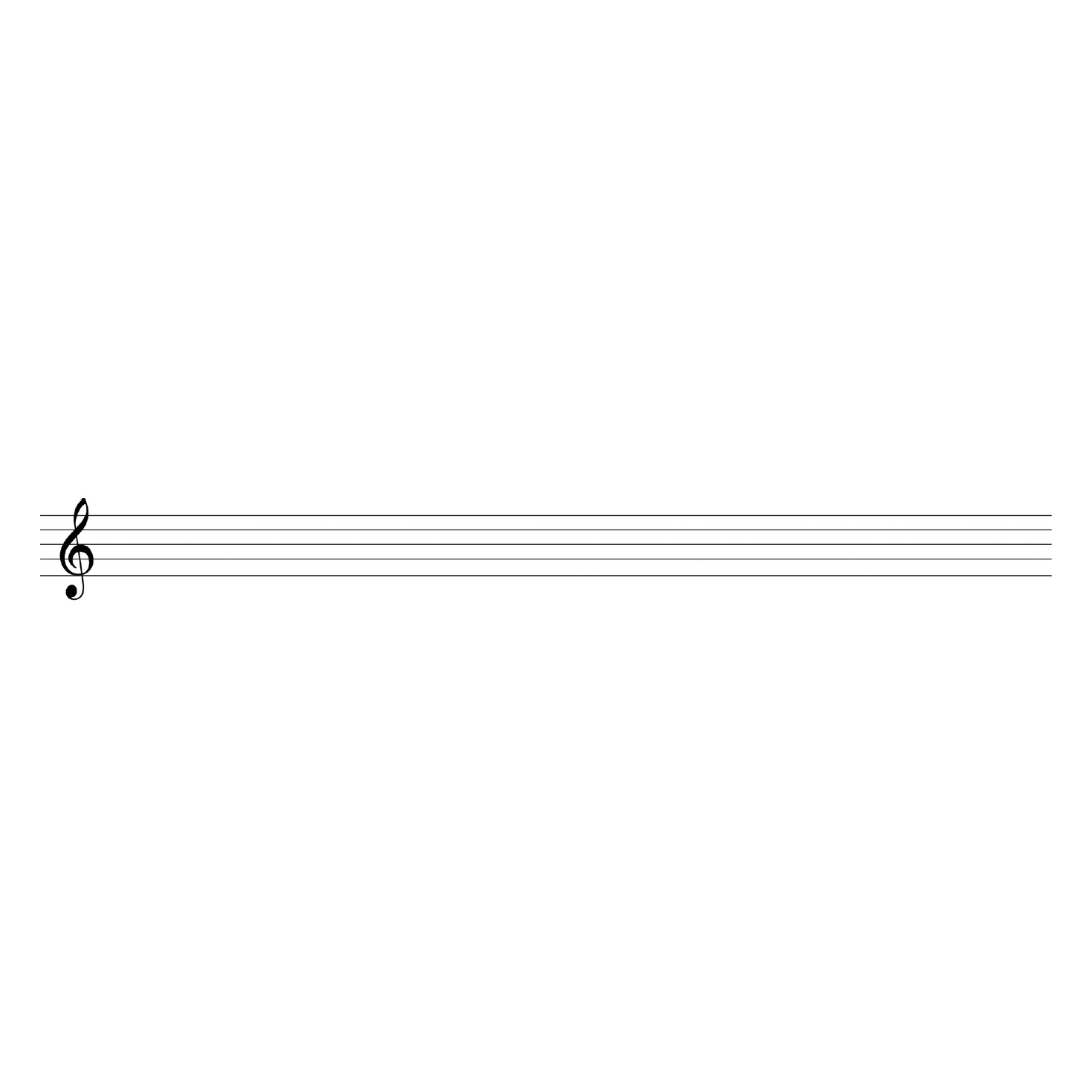 MT KakuKaku Washi Tape - Musical Staff and Treble Clef — with packaging