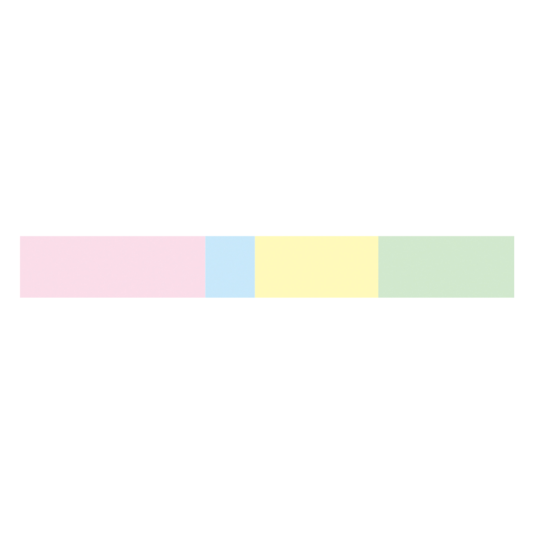MT KakuKaku Washi Tape - Pale Color — with packaging