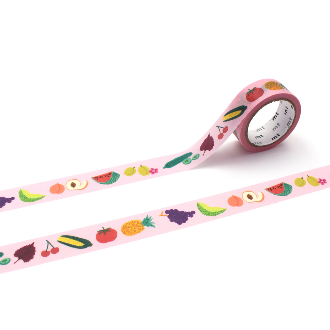 MT x Léa Maupetit Washi Tape - Endless Summer — roll front