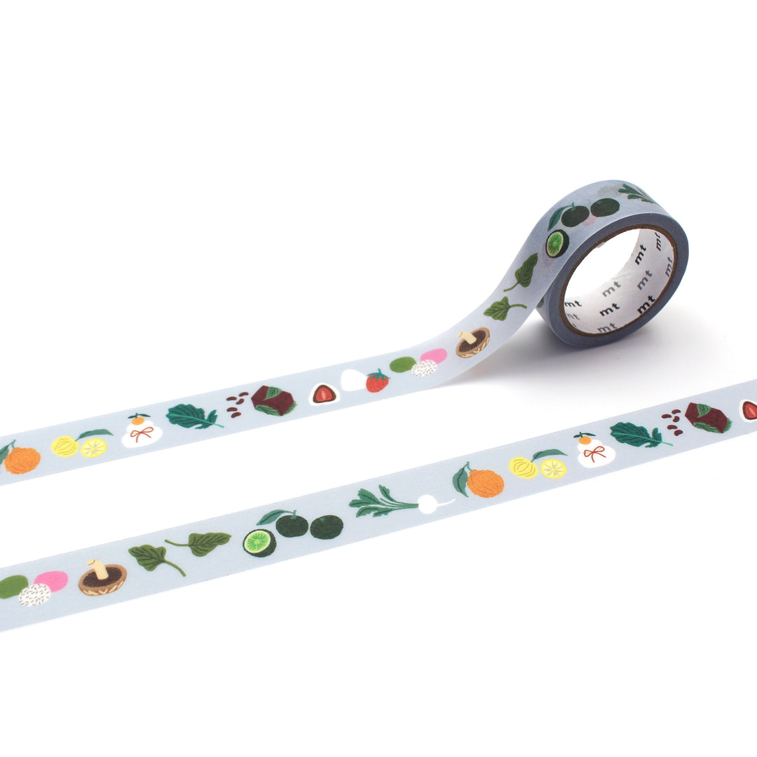 MT x Léa Maupetit Washi Tape - Whimsical Winter — roll front