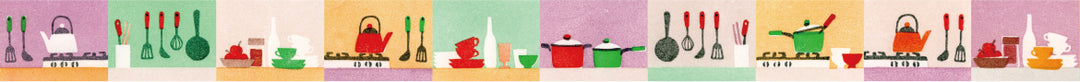 MT x Maruichikyu Washi Tape - Kitchen — with packaging