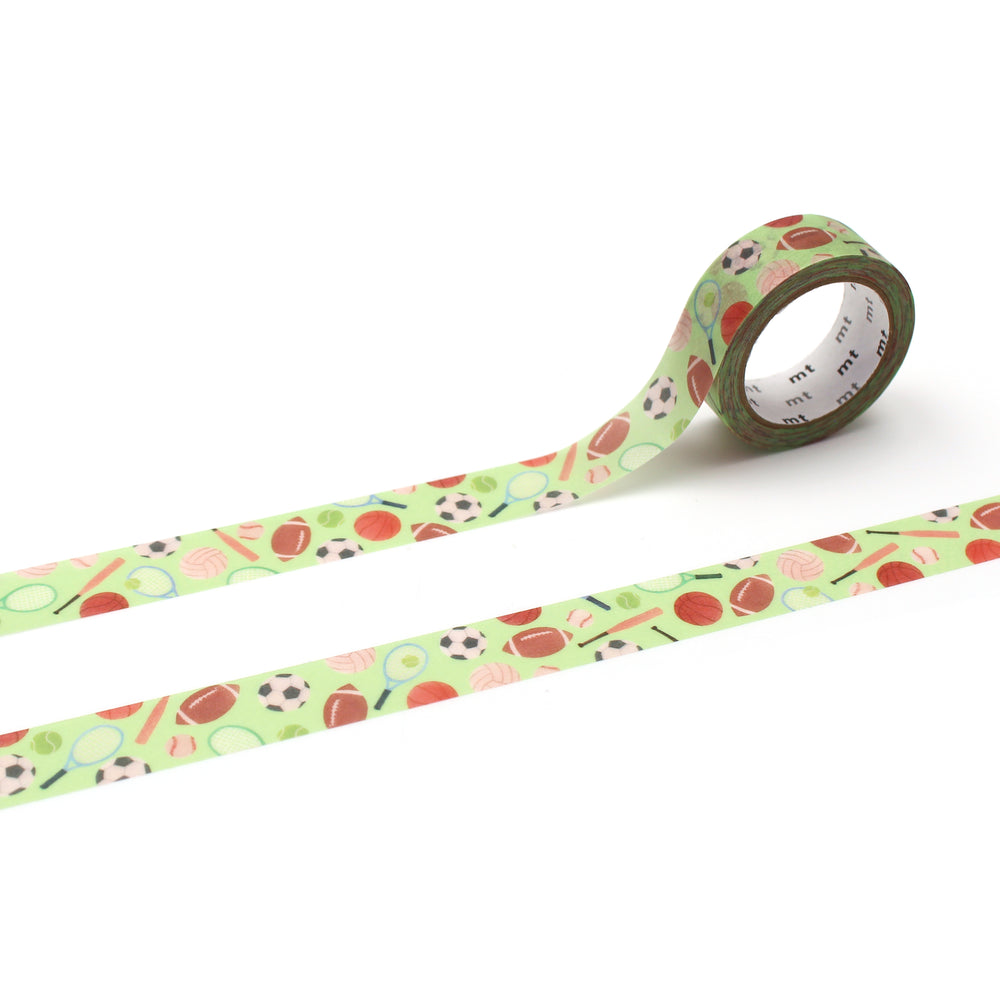 MT x Maruichikyu Washi Tape - Various Ball Games — pattern detail