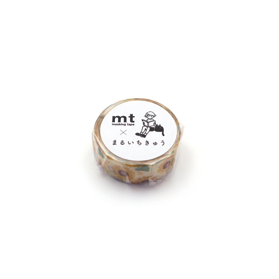 MT x Maruichikyu Washi Tape - Sunflower — pattern detail