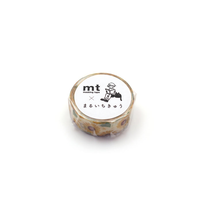 MT x Maruichikyu Washi Tape - Sunflower — pattern detail