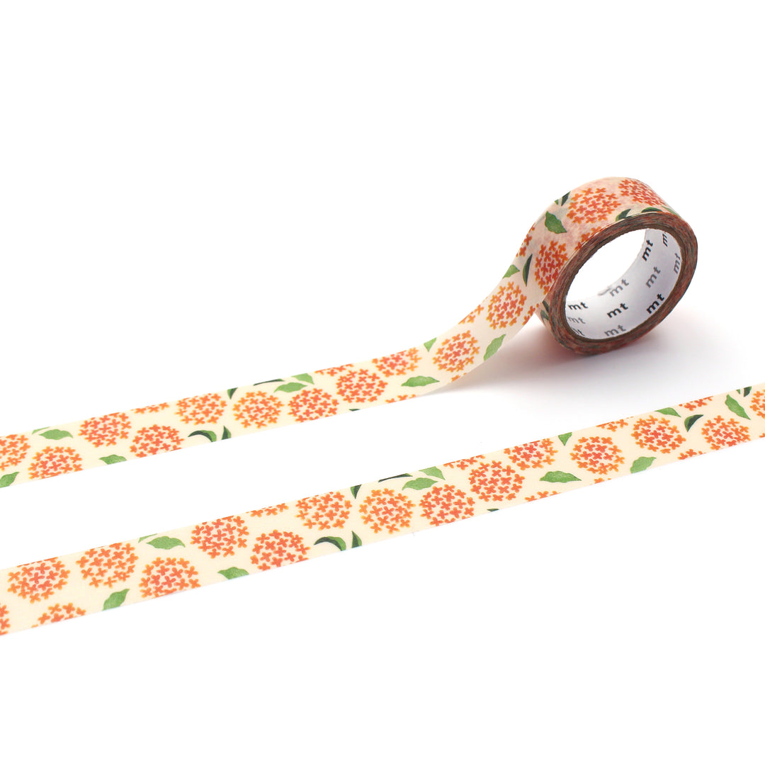 MT x Maruichikyu Washi Tape - Osmanthus — roll front