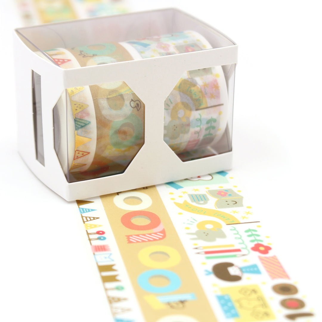 MT Tape 100th Anniversary Set - Mizutama — pattern detail