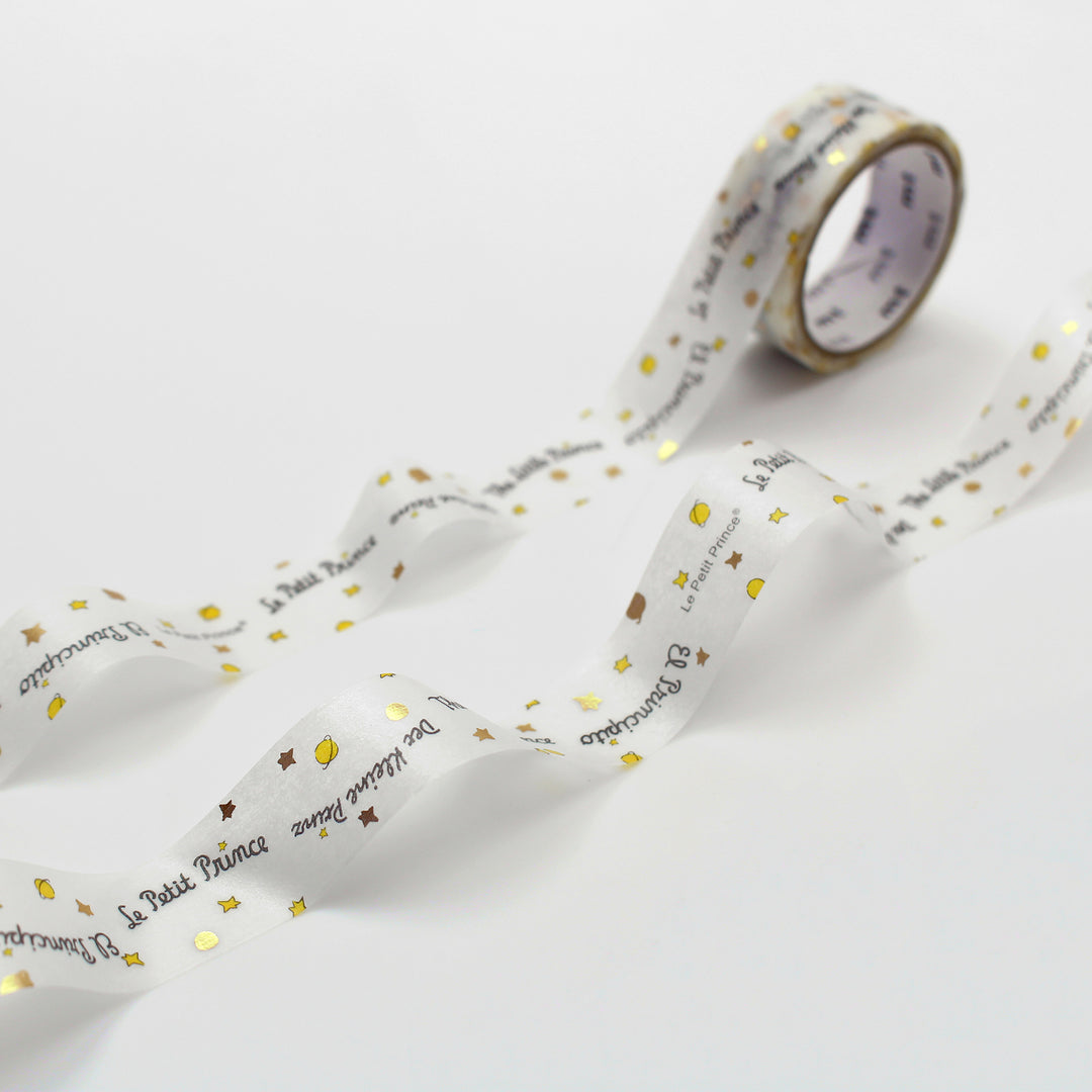 MT x Le Petit Prince Washi Tape - Title Wave — pattern detail
