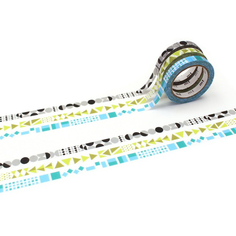 MT Slim Deco Washi Tape - Geometric — pattern detail