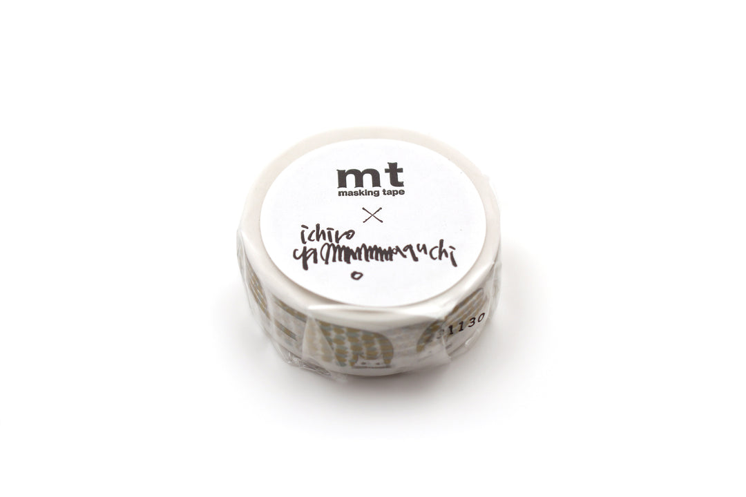 MT x Yamaguchi Ichiro Washi Tape - Neko — applied on surface