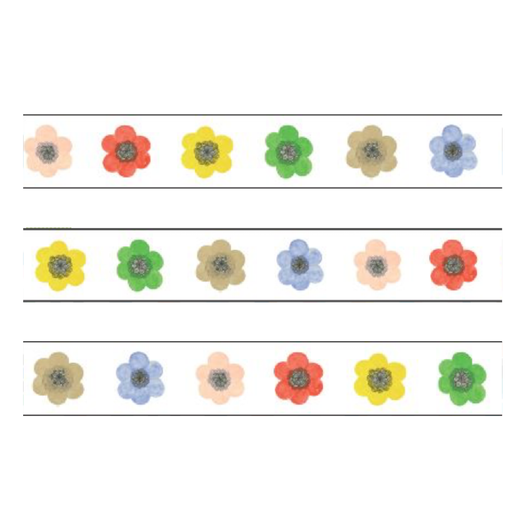 MT x Yamaguchi Ichiro Washi Tape - Hana Head — with packaging