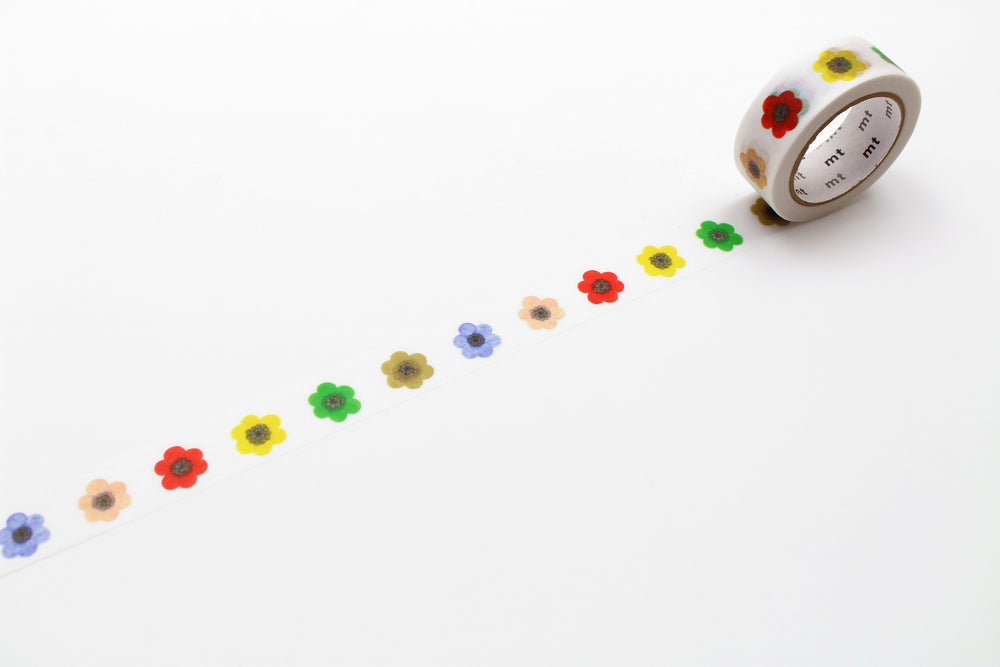 MT x Yamaguchi Ichiro Washi Tape - Hana Head — pattern detail