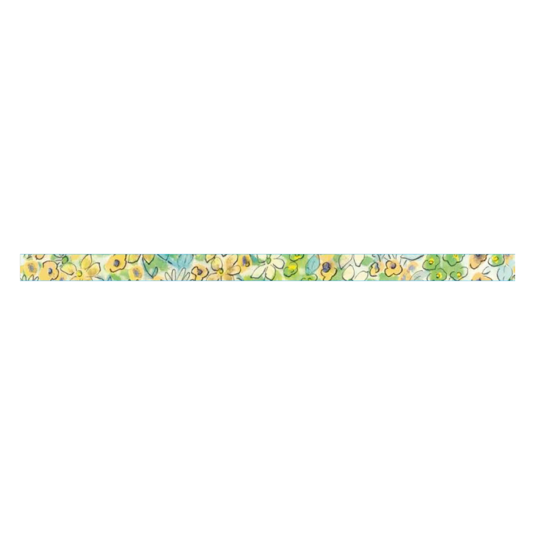MT x Isabelle Boinot Washi Tape - Flower Patterns — applied on surface