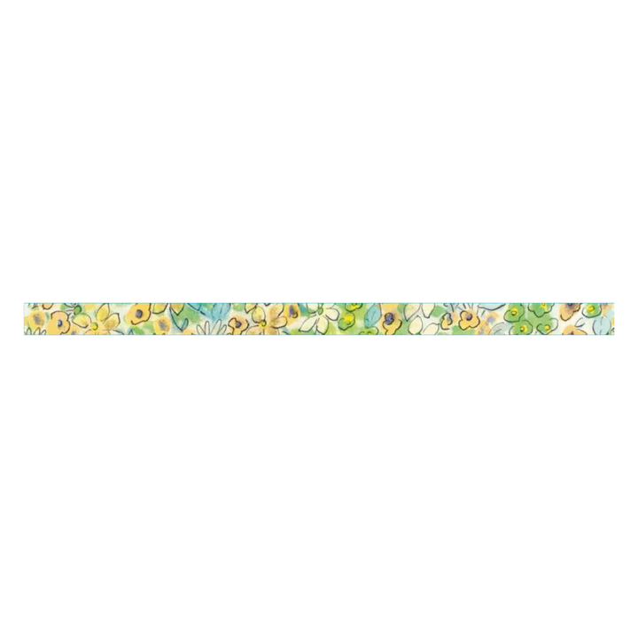 MT x Isabelle Boinot Washi Tape - Flower Patterns — applied on surface