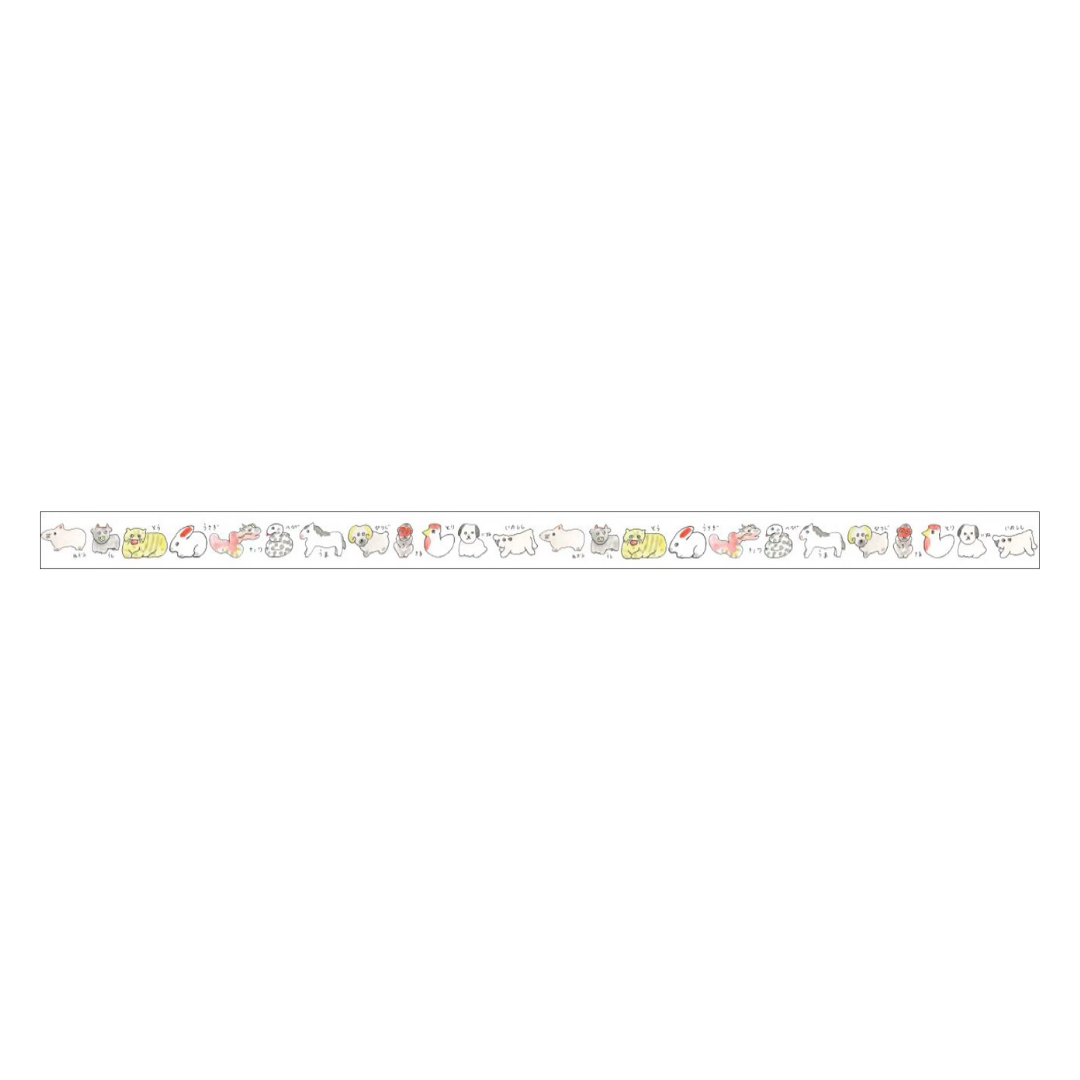 MT x Isabelle Boinot Washi Tape - Zodiac — applied on surface