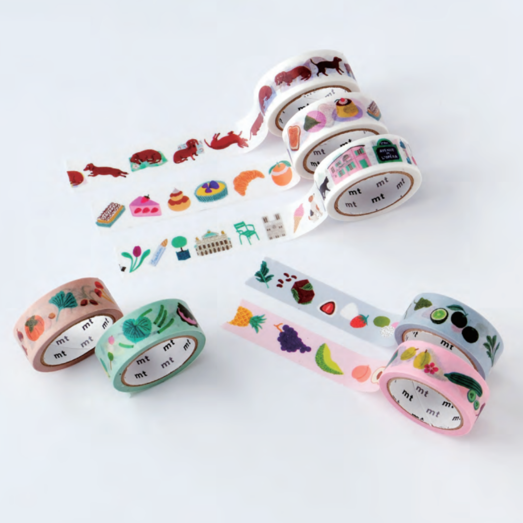 MT x Léa Maupetit Washi Tape - Paris — with packaging