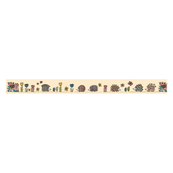 MT x Lisa Larson Washi Tape - Hedgehog Garden — with packaging