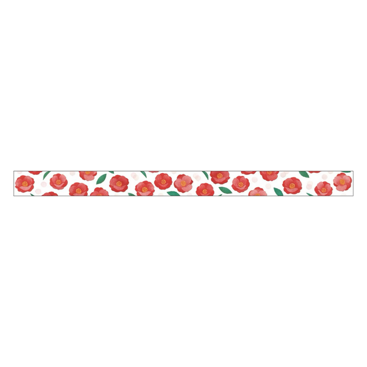 MT x Maruichikyu Washi Tape - Camellia — applied on surface