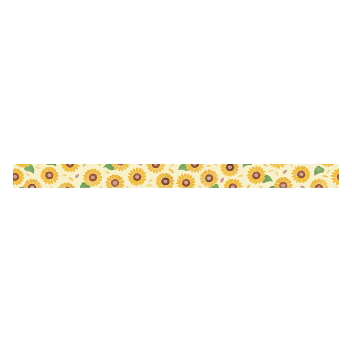 MT x Maruichikyu Washi Tape - Sunflower — applied on surface