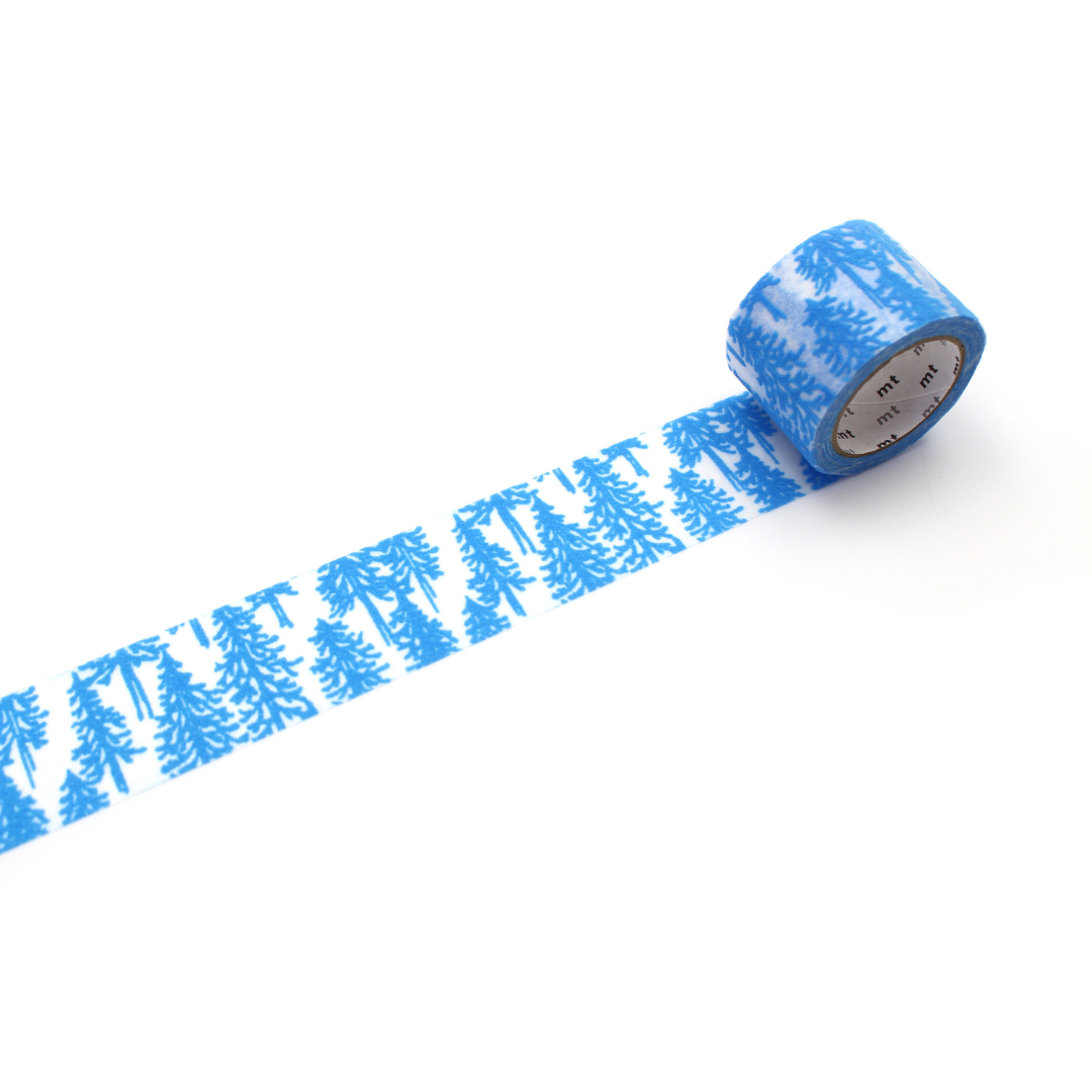 MT x Mina Perhonen Washi Tape - Flocky Metsa — pattern detail