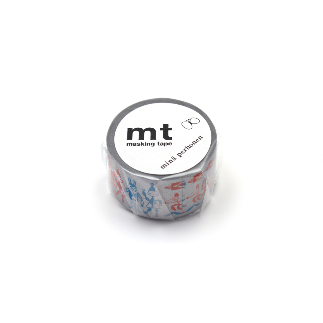 MT x Mina Perhonen Washi Tape - Fun — applied on surface