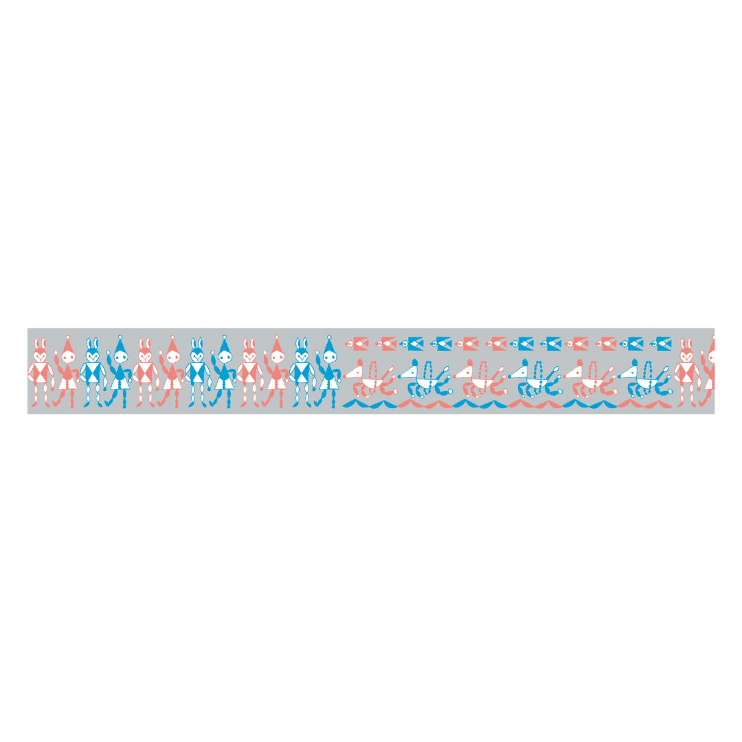 MT x Mina Perhonen Washi Tape - Fun — with packaging