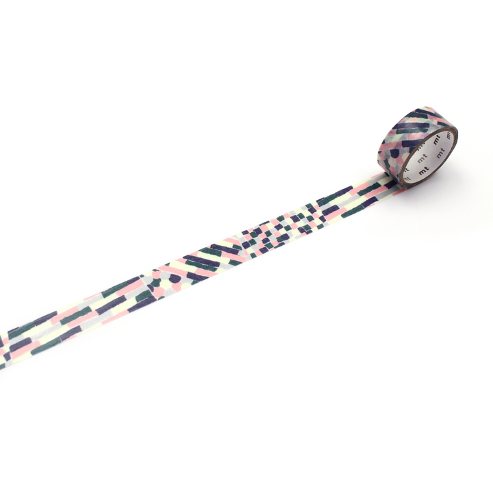 MT x Mina Perhonen Washi Tape - Luminescent Light Collage — pattern detail