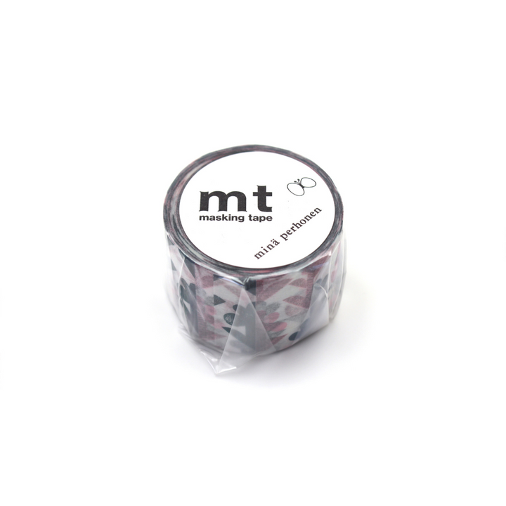MT x Mina Perhonen Washi Tape - Twin Flower — applied on surface