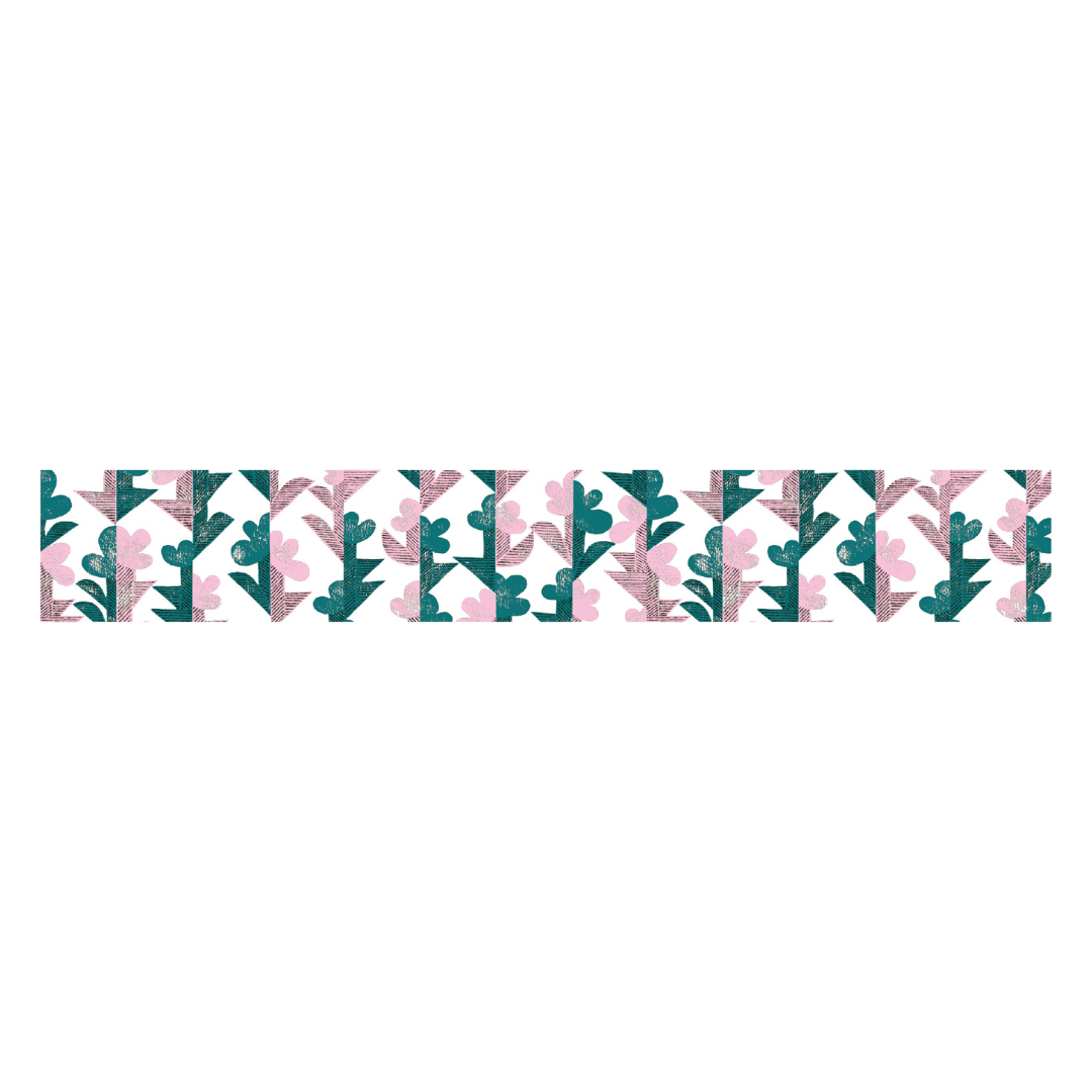 MT x Mina Perhonen Washi Tape - Twin Flower — with packaging