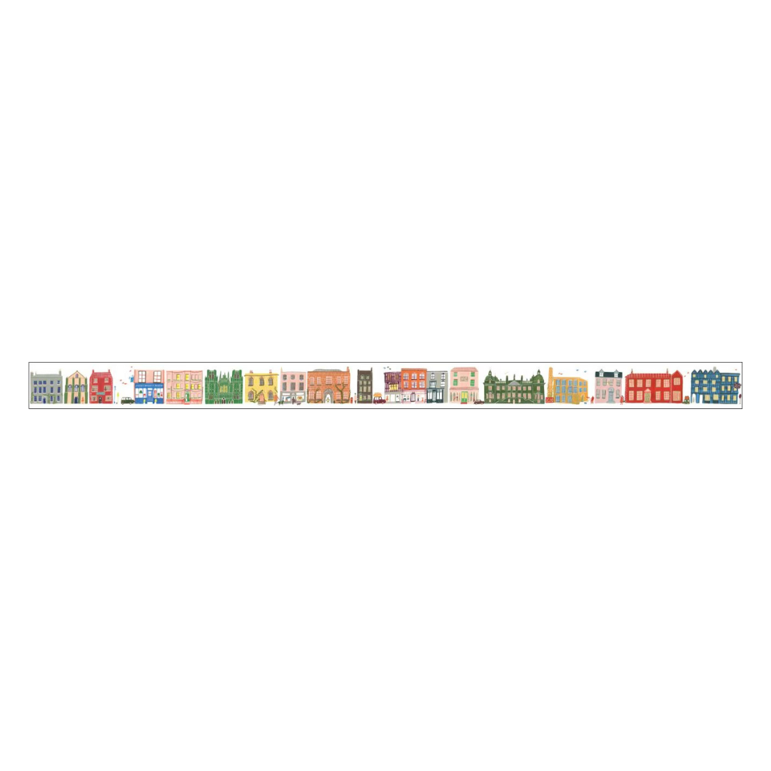 MT x Polly Fern Washi Tape - Street — applied on surface