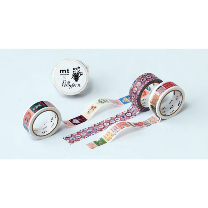 MT x Polly Fern Washi Tape - Street — with packaging