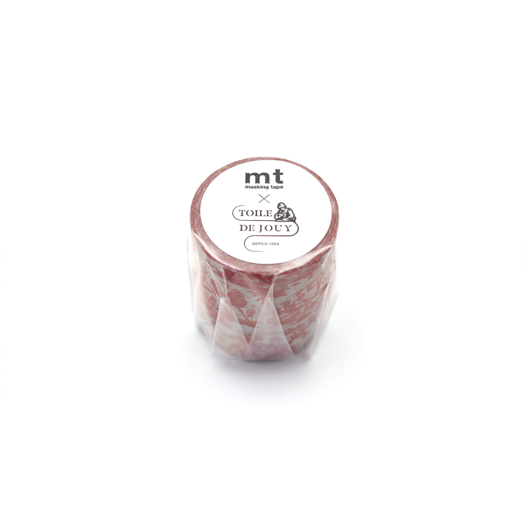 MT x Toile de Jouy Washi Tape - Les Quatre Parties du Monde — applied on surface