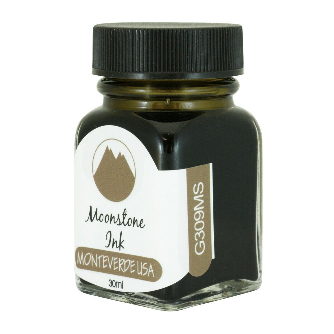 Monteverde 30ml Ink Bottle Moonstone — Monteverde fountain pen ink — premium bottled ink for writing, at Cityluxe Singapore