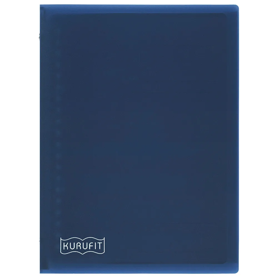 Maruman A5 Binder Kurufit Blue — front view