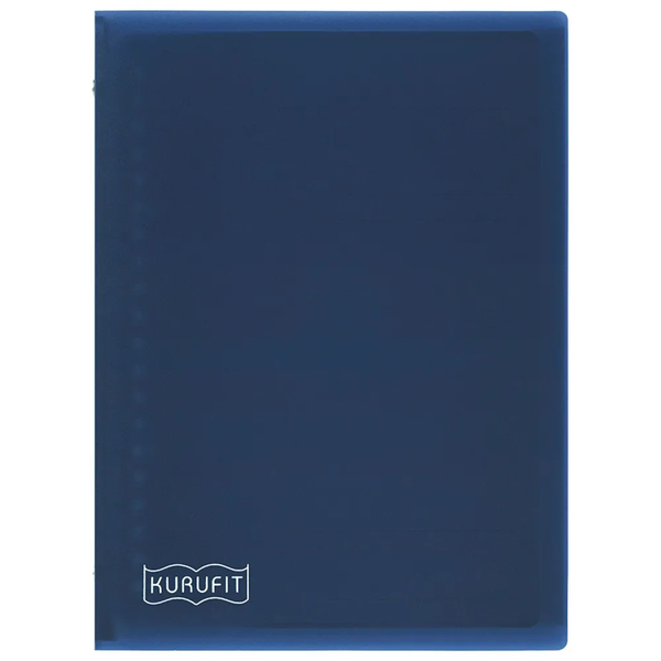 Maruman A5 Binder Kurufit Blue — front view