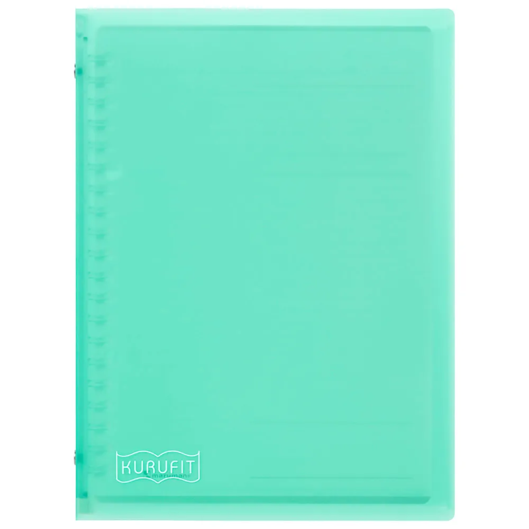 Maruman A5 Binder Kurufit Light Blue — front view