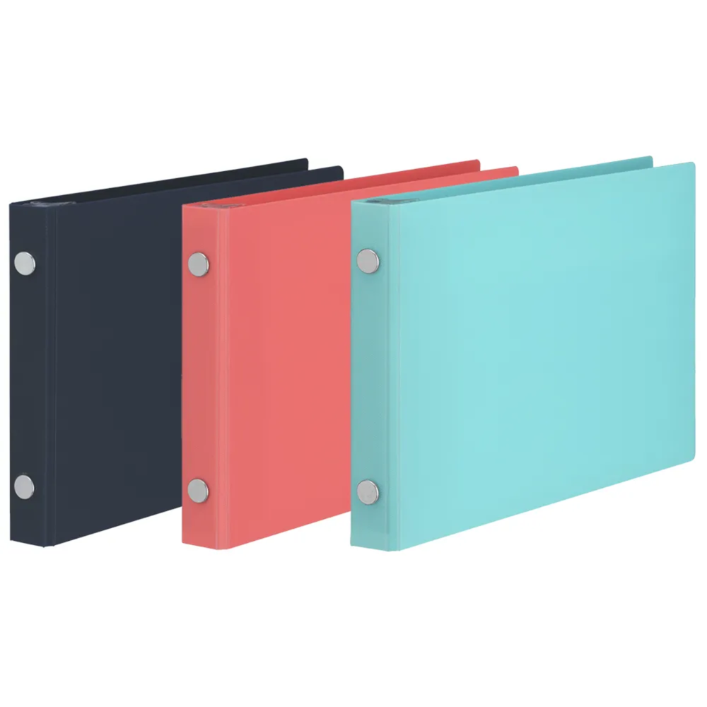 Maruman Mini size Binder Into-One Pink — side view