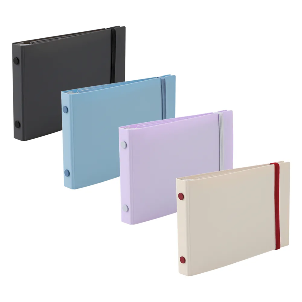 Maruman Mini size Binder Into-One+ Light Purple — side view