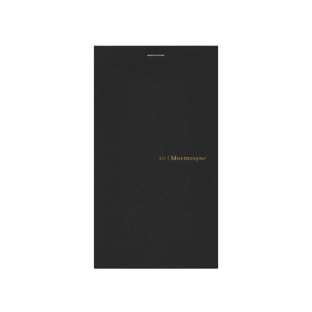 Maruman Mnemosyne 100x180mm Memo Pad - Graph (Black) — side view