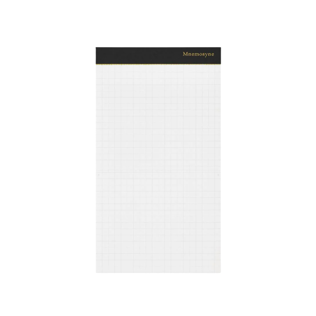 Maruman Mnemosyne 100x180mm Memo Pad - Graph (Black) — front view
